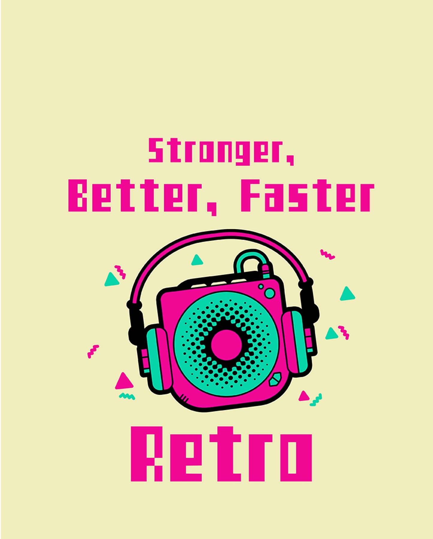 Stronger, Better, Faster Retro iPhone Case