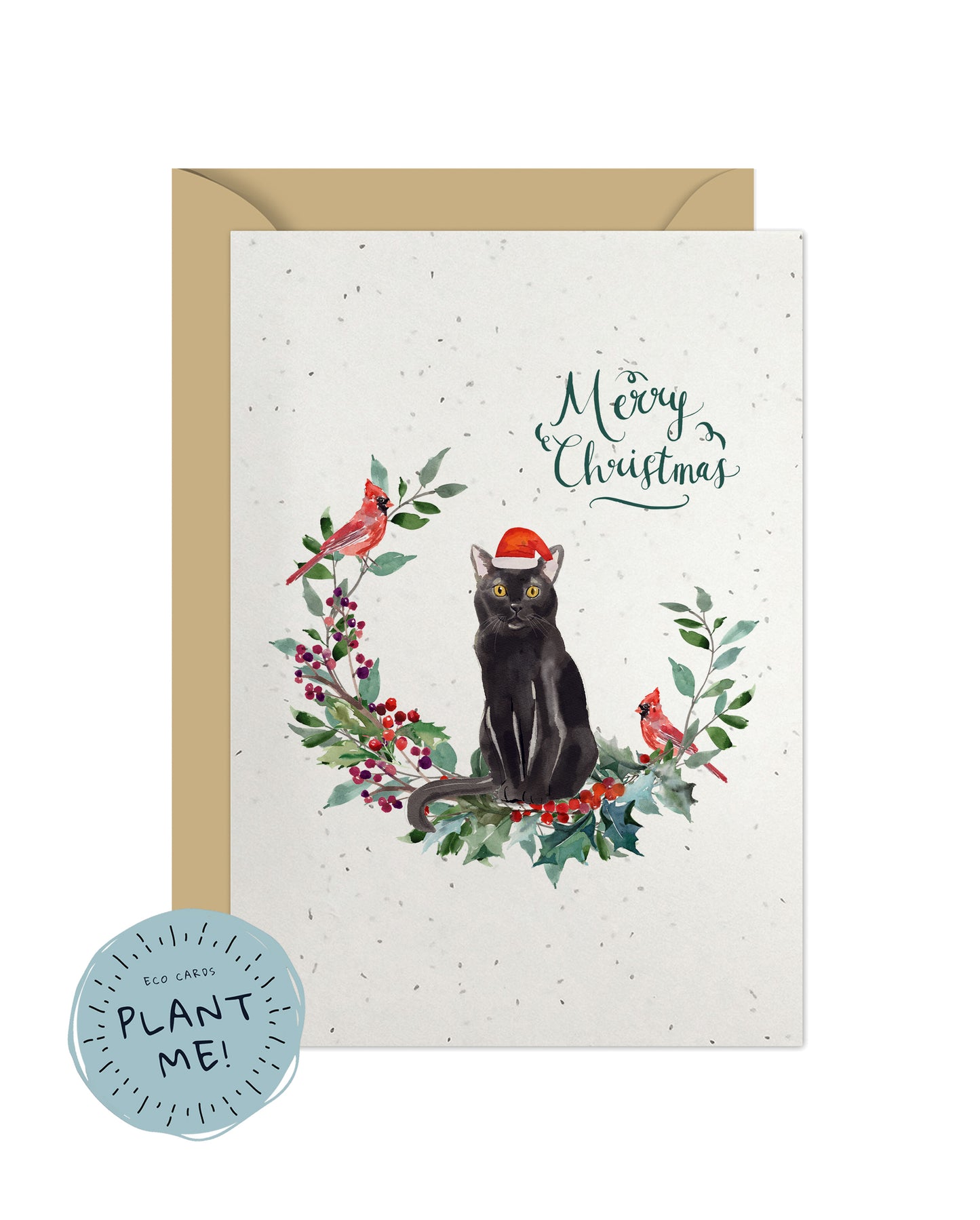 Bombay Cat Christmas Card