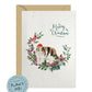 Exotic Shorthair Cat Christmas Card