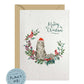 Ragamuffin Cat Christmas Card