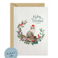 Siberian Cat Christmas Card