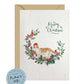 Scottish Fold Cat Christmas Card