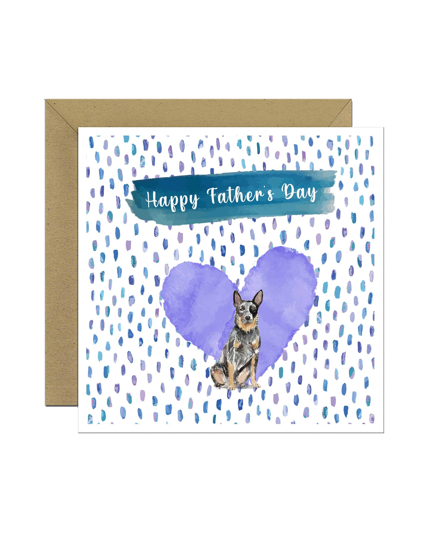 Australian Cattledog Father's Day Card