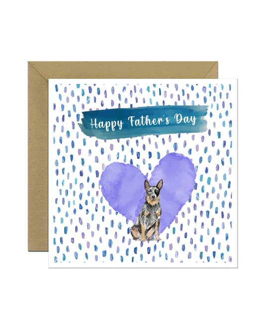 Australian Cattledog Father's Day Card