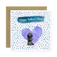 Black Cockapoo Dog Father's Day Card