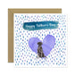 Black Labrador Dog Father's Day Card