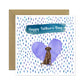 Brown Labrador Retriever Dog Father's Day Card