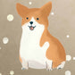 Corgi Autumn Premium Cushion