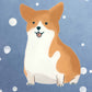 Corgi Sky Premium Cushion