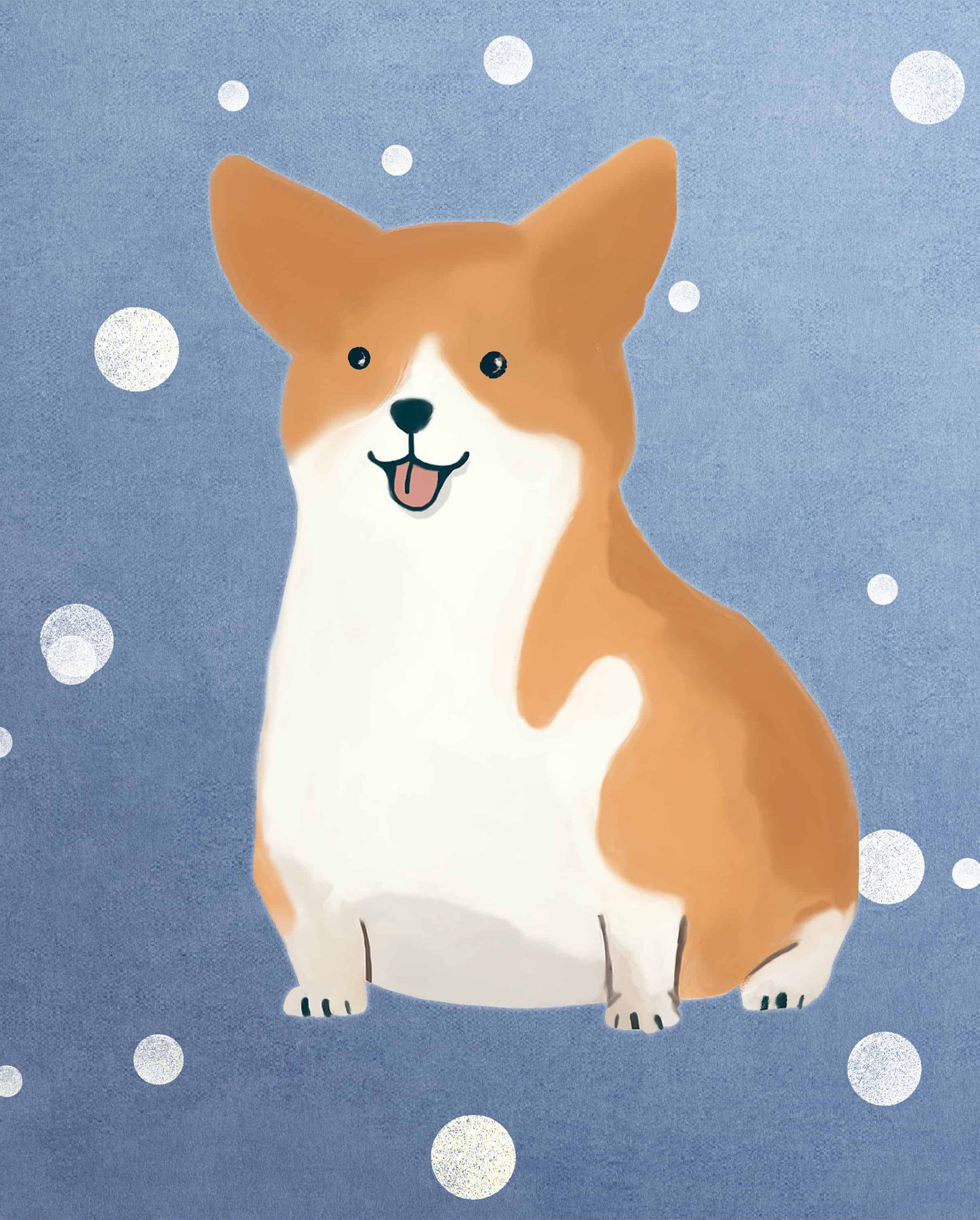 Corgi Sky Premium Cushion