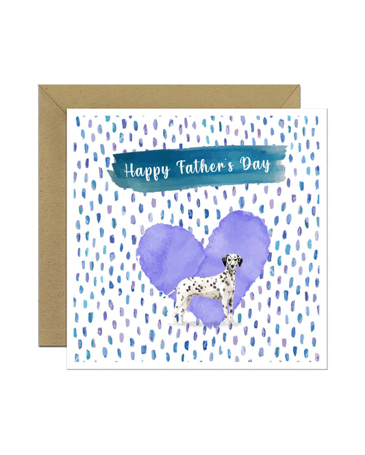 Dalmatian Dog Father's Day Card