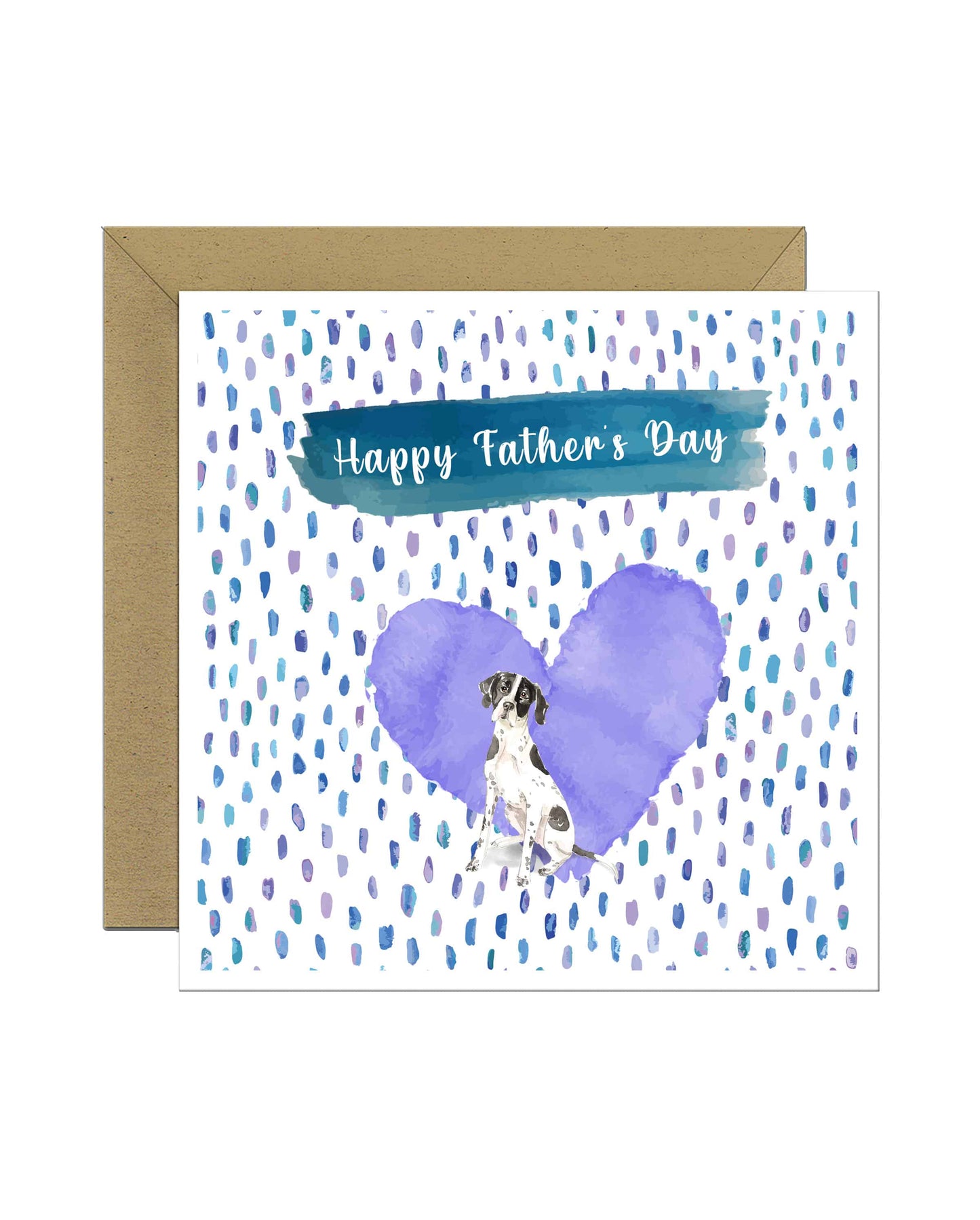 English Pointer Dog Father's Day Card