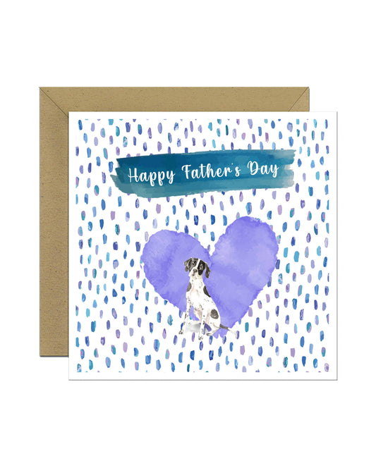 English Pointer Dog Father's Day Card