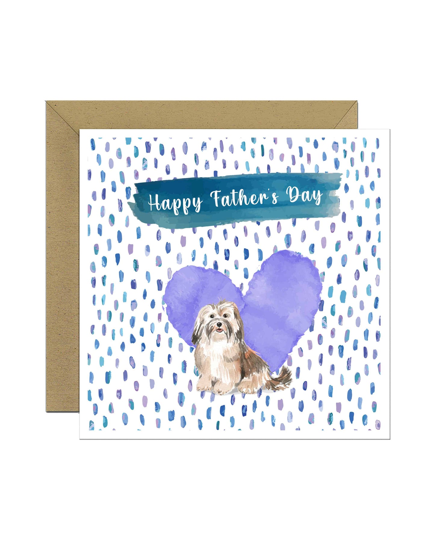 Havanese Dog Father's Day Card