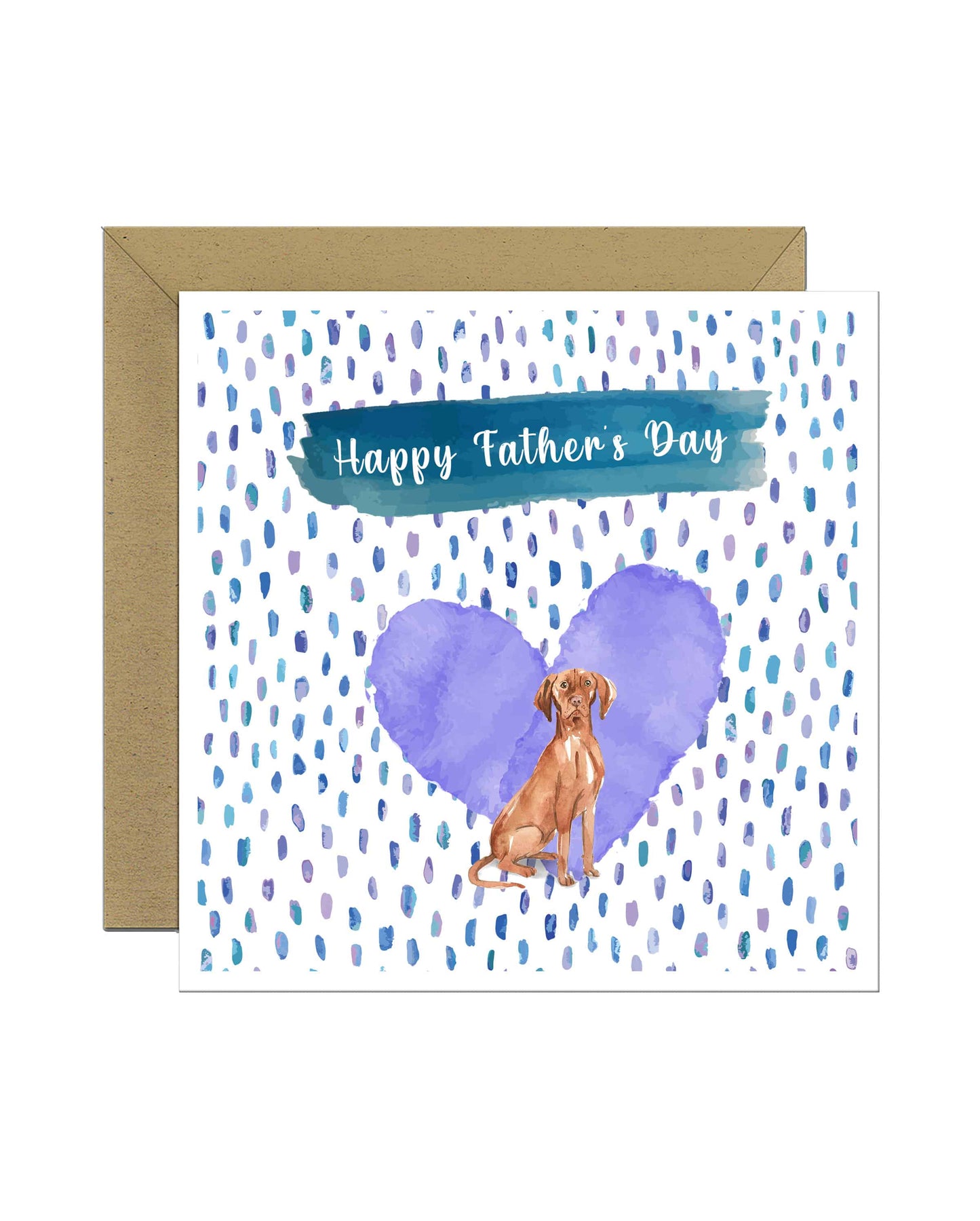 Hungarian Vizsla Dog Father's Day Card