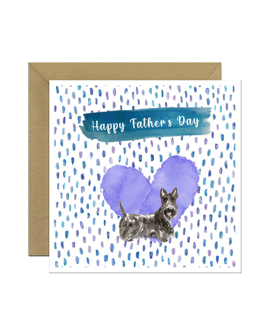 Scottish Terrier Father's Day Card