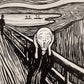 The Scream by Edvard Munch Sketch Premium Cushion