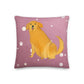 Golden Retriever Rose Premium Cushion