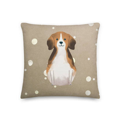 Beagle Autumn Premium Cushion