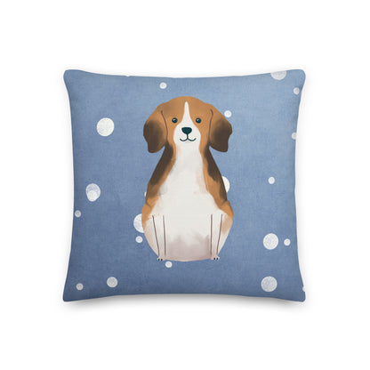 Beagle Sky Premium Cushion