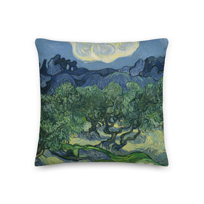 The Olive Trees by Van Gogh Premium Pillow