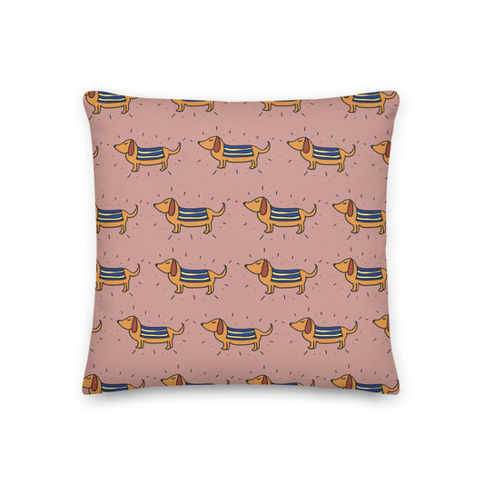 Berry Dachshund Premium Pillow