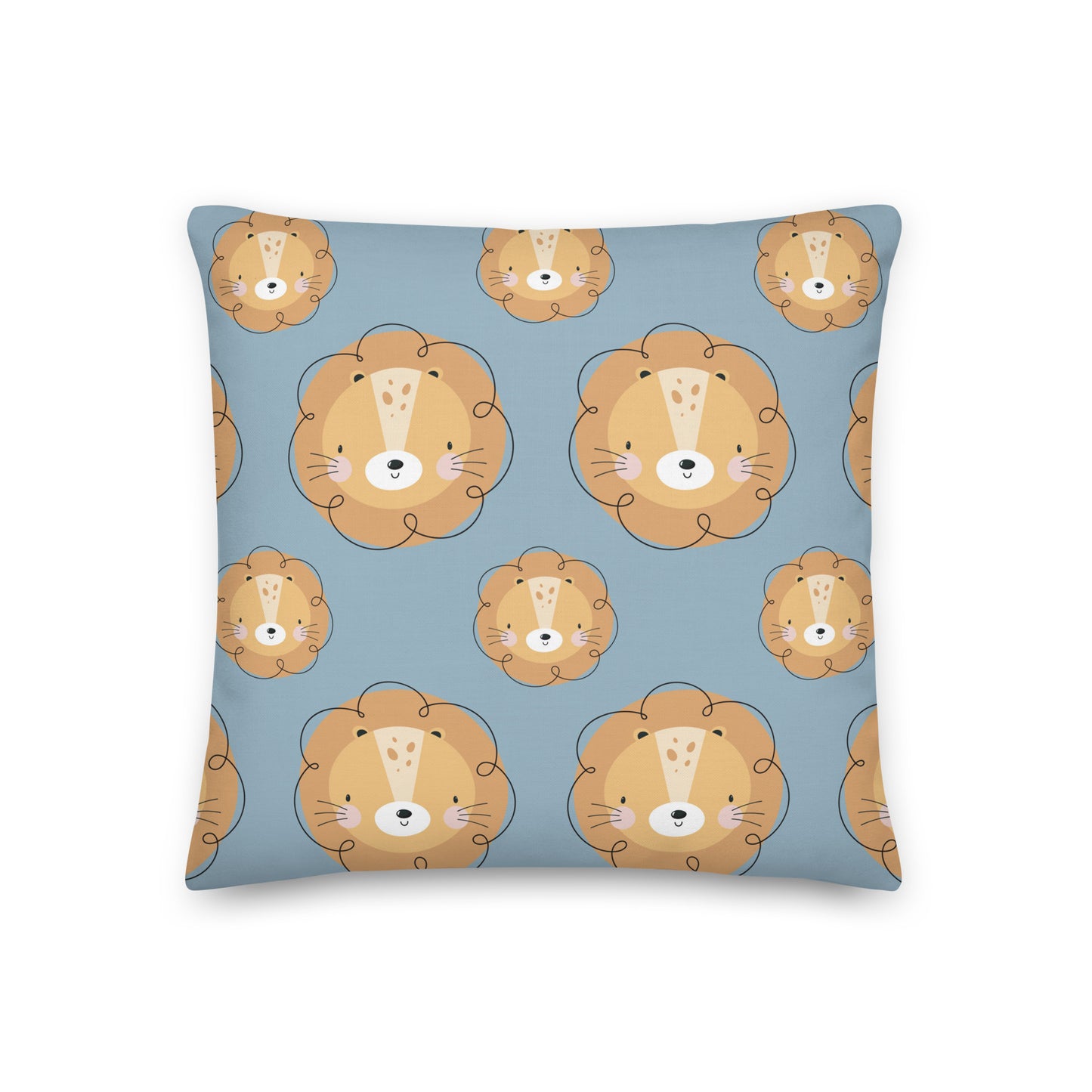 Cute Lion Premium Pillow