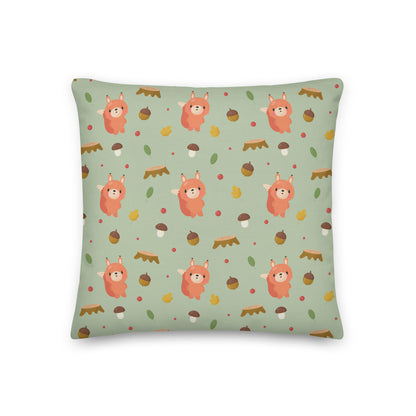 Forest Squirrel Premium Pillow