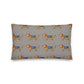 Grey Dachshund Premium Pillow