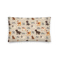 Winter Dogs Premium Pillow