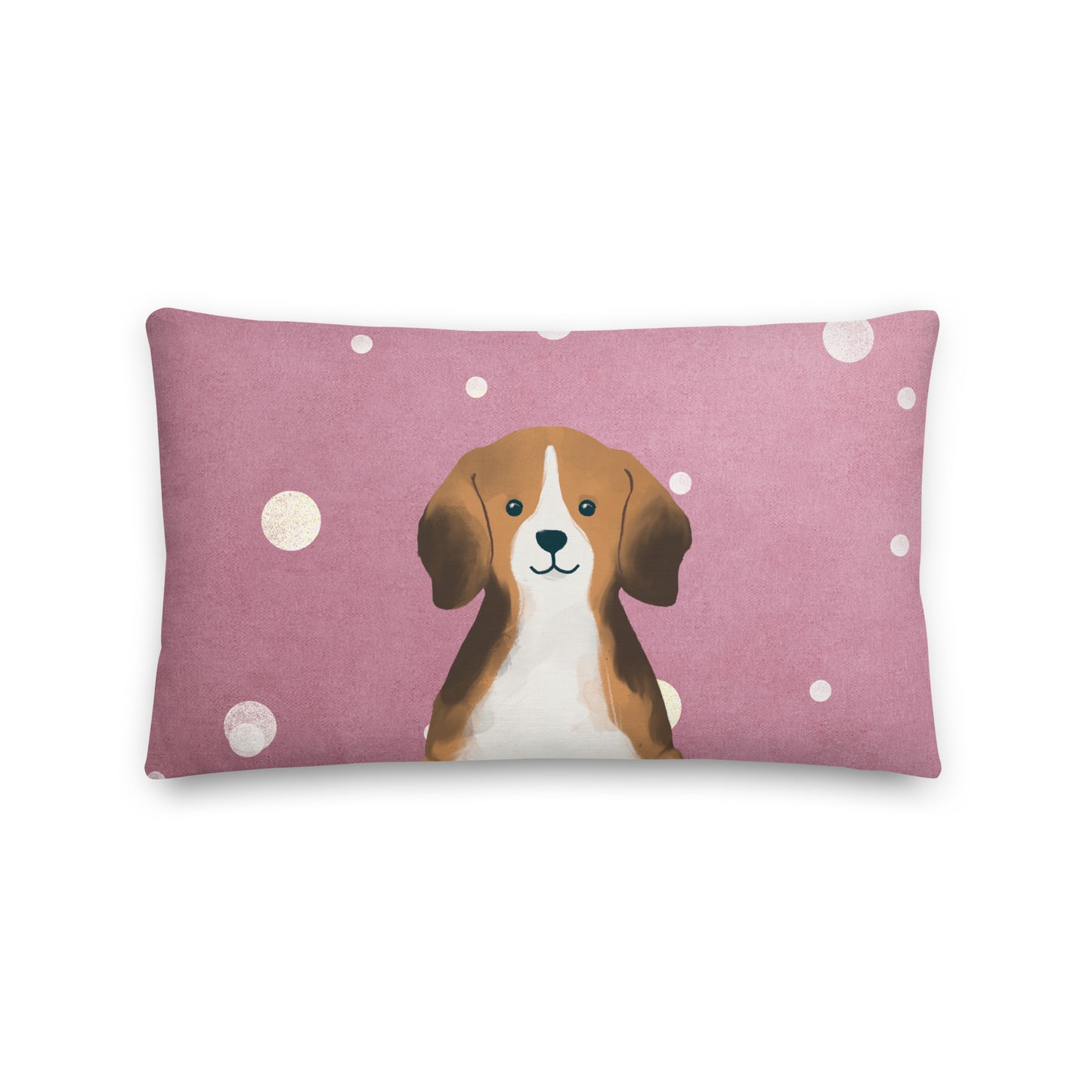 Beagle Rose Premium Cushion