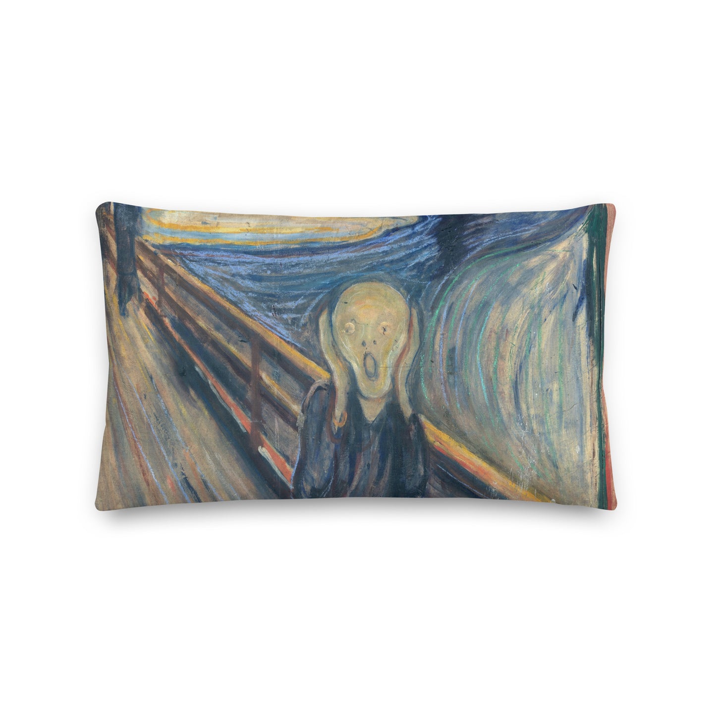 The Scream by Edvard Munch Premium Cushion