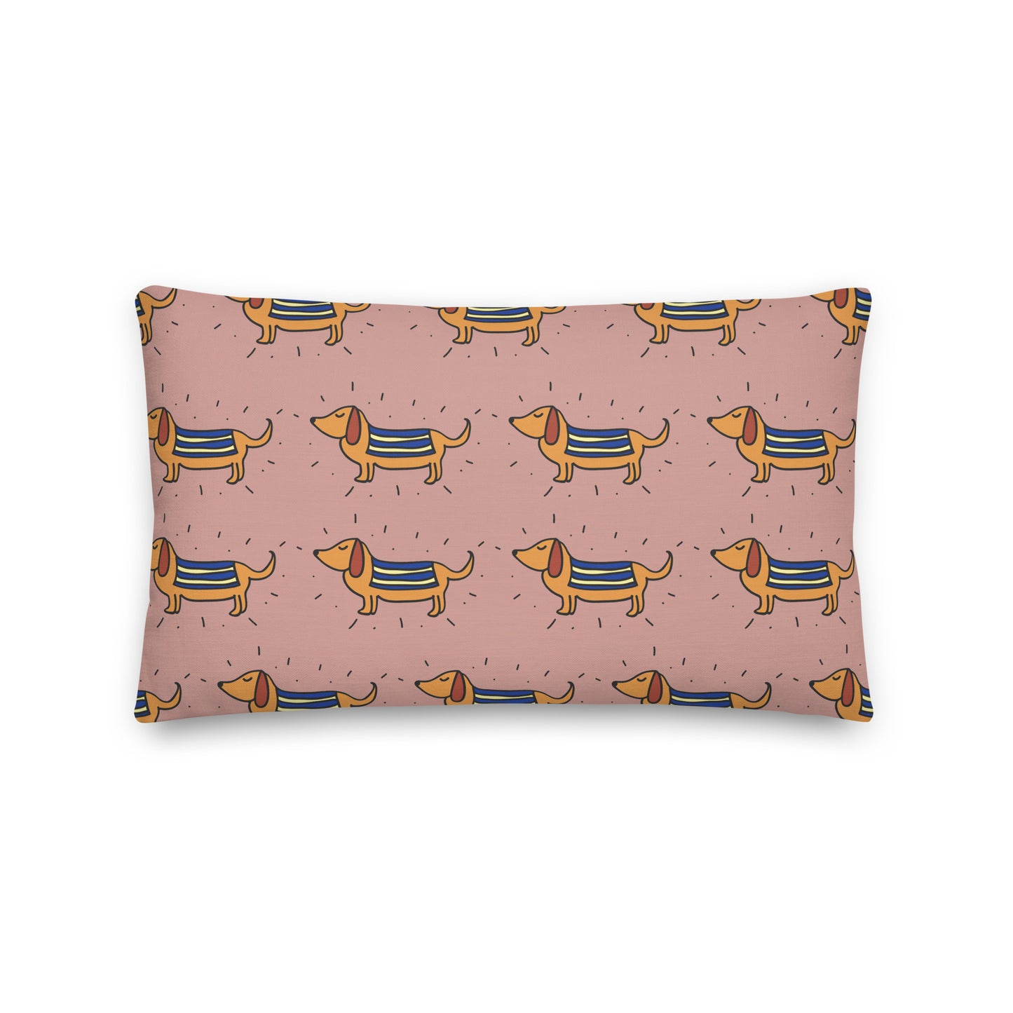 Berry Dachshund Premium Pillow