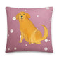 Golden Retriever Rose Premium Cushion