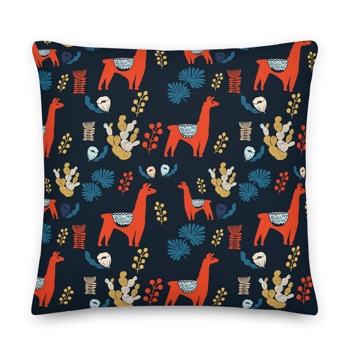 Nordic llama Cactus Premium Cushion