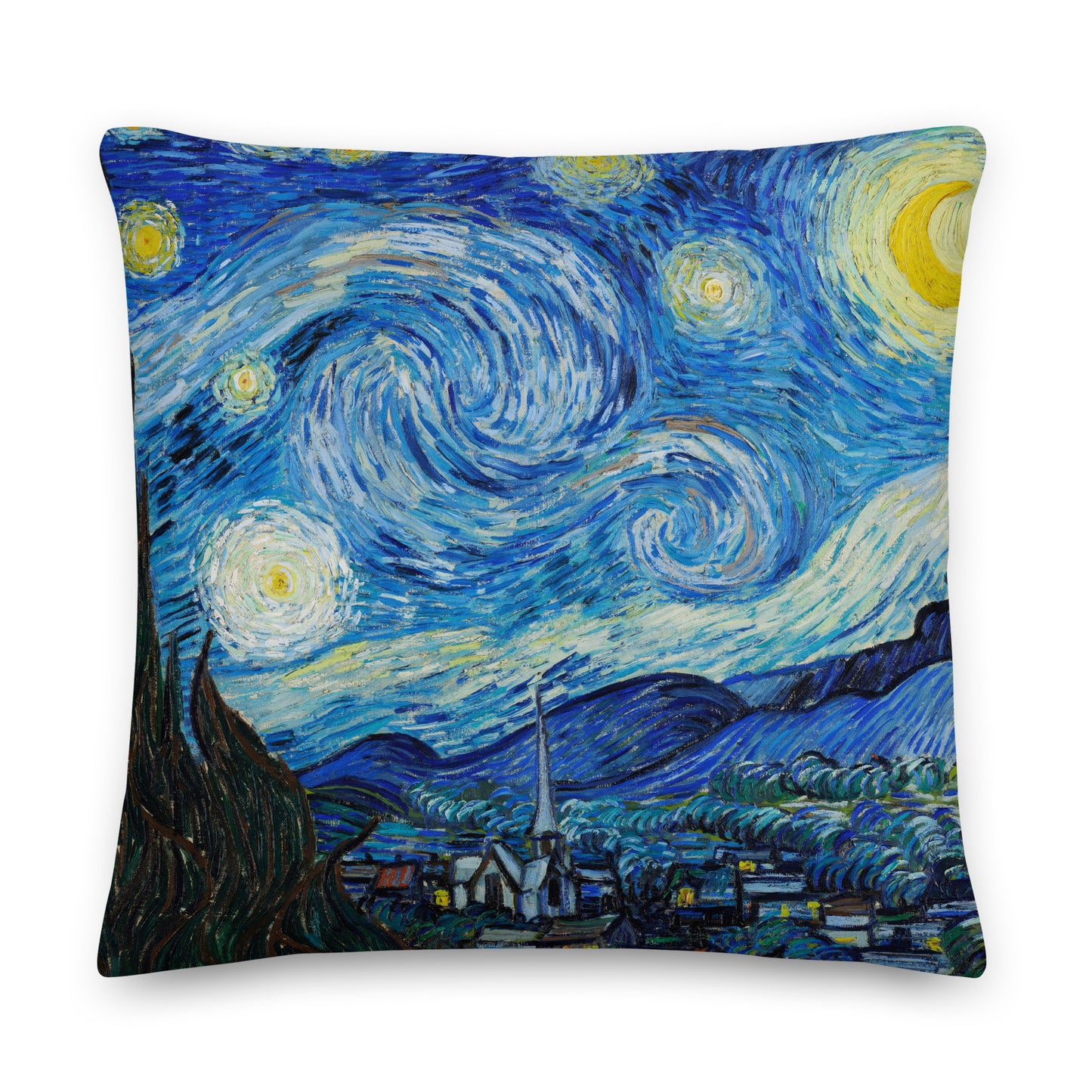 Starry Night by Van Gogh Premium Pillow