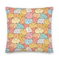 Pastel Cat Face Premium Pillow