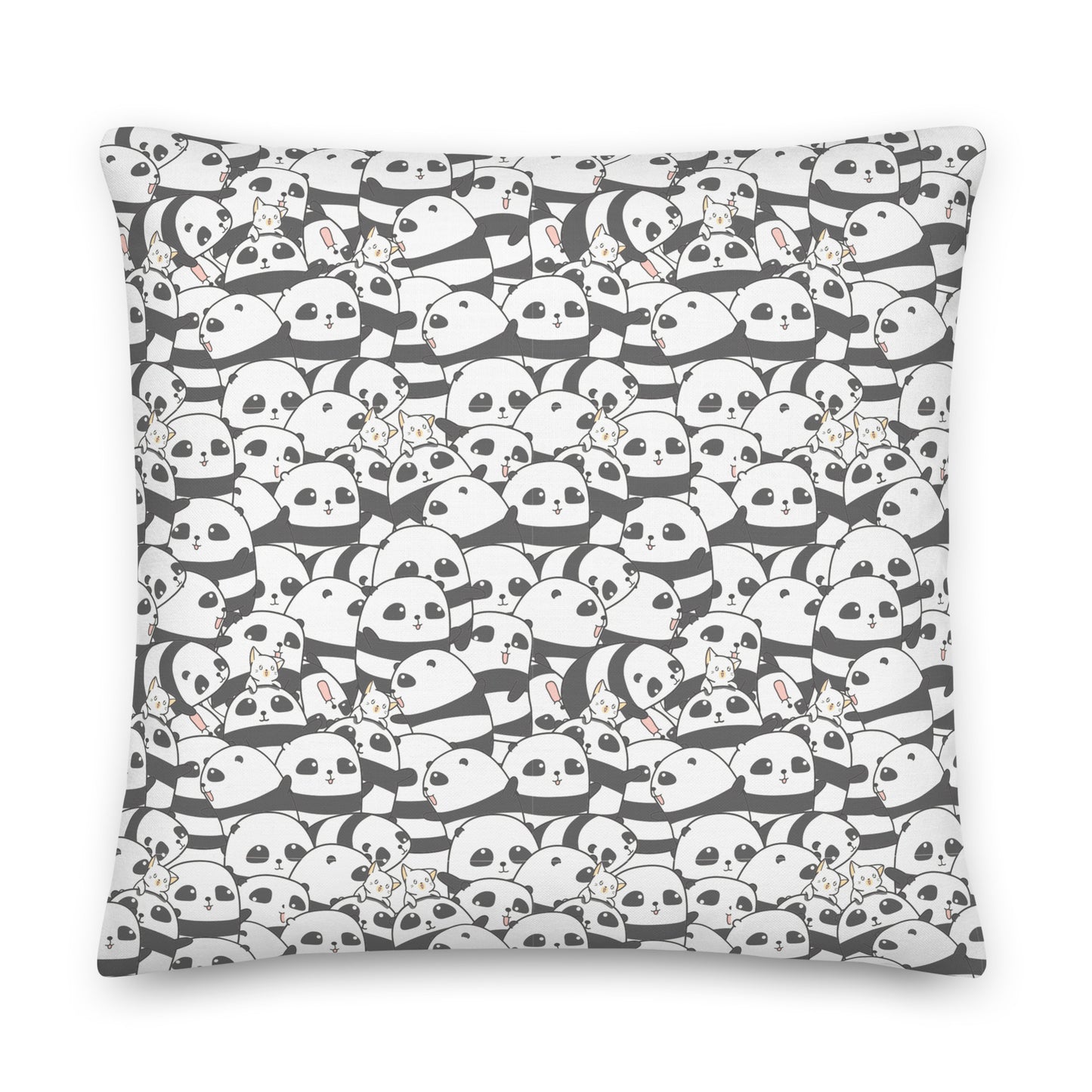 Panda Cats Premium Pillow