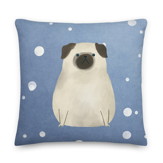 Pug Sky Premium Cushion