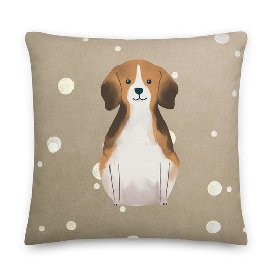 Beagle Autumn Premium Cushion