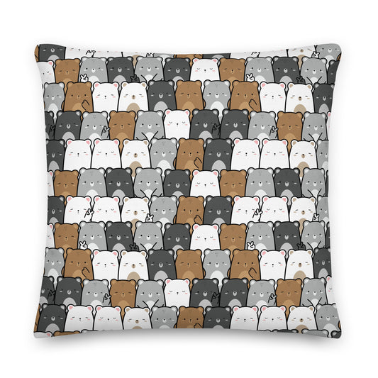 Bear Peace Premium Pillow