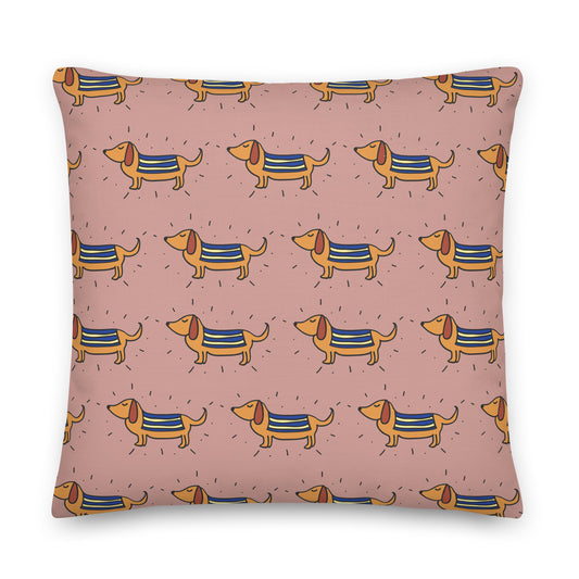 Berry Dachshund Premium Pillow