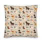 Winter Dogs Premium Pillow