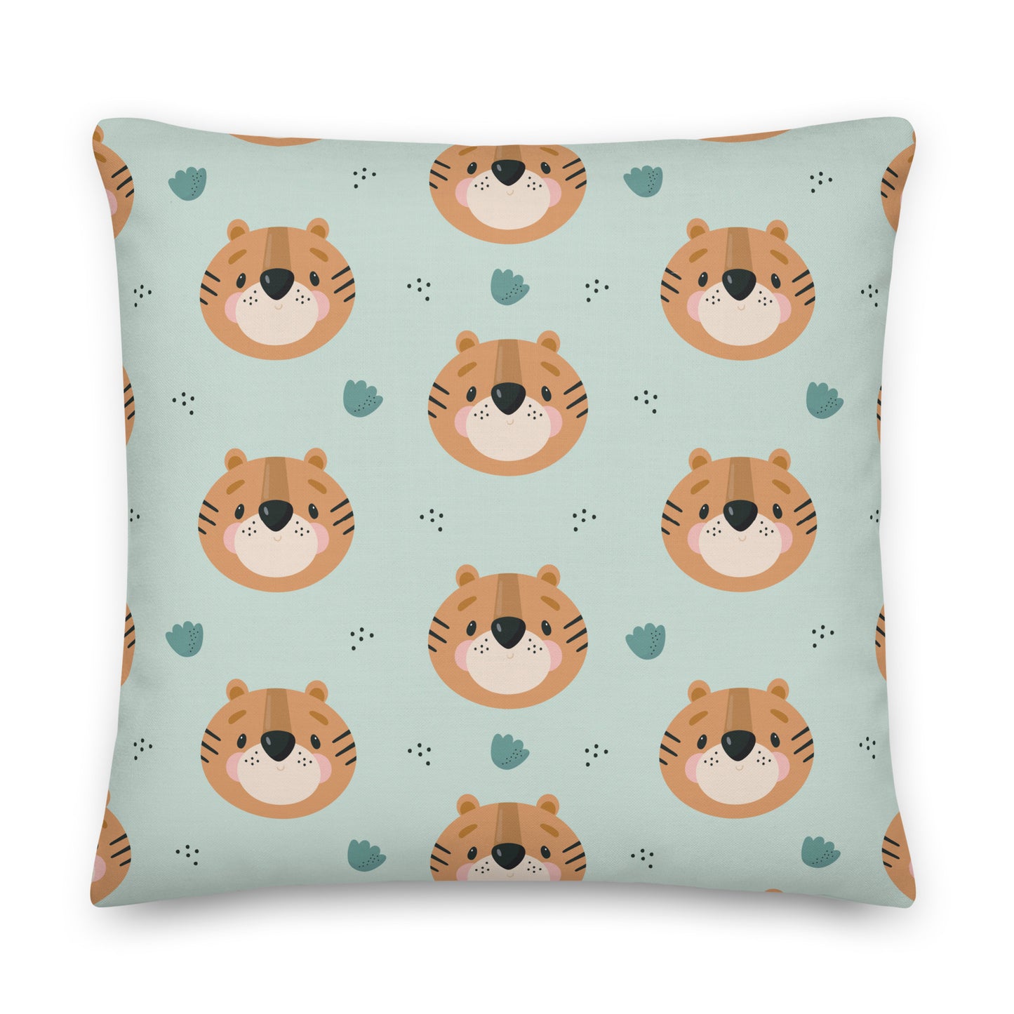 Cute Tiger Face Premium Pillow