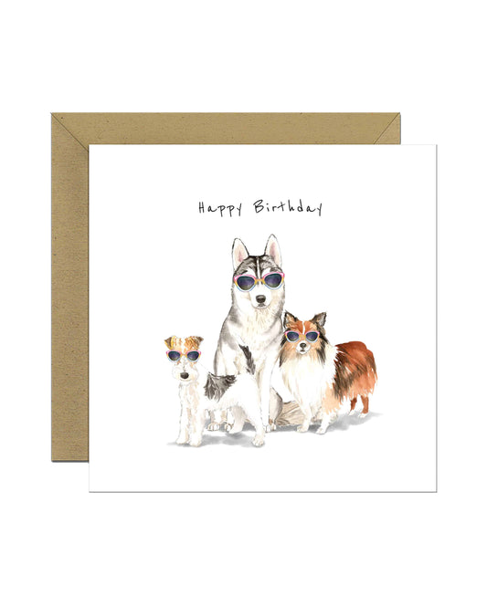 Pansexual Birthday Dog Card