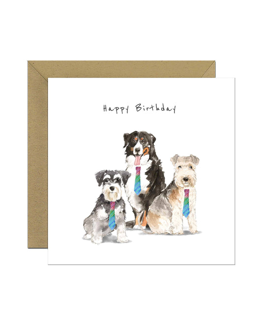 Polysexual Birthday Dog Card