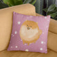 Pomeranian Rose Premium Cushion