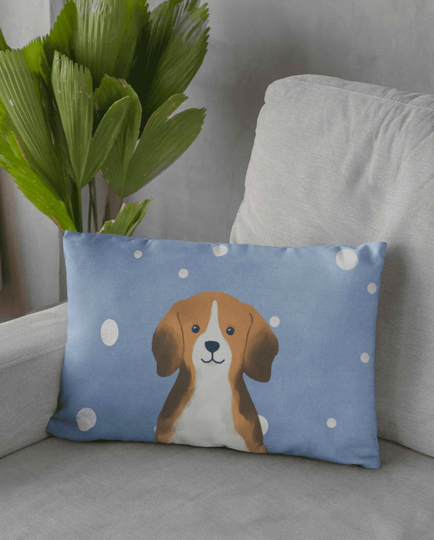 Beagle Sky Premium Cushion