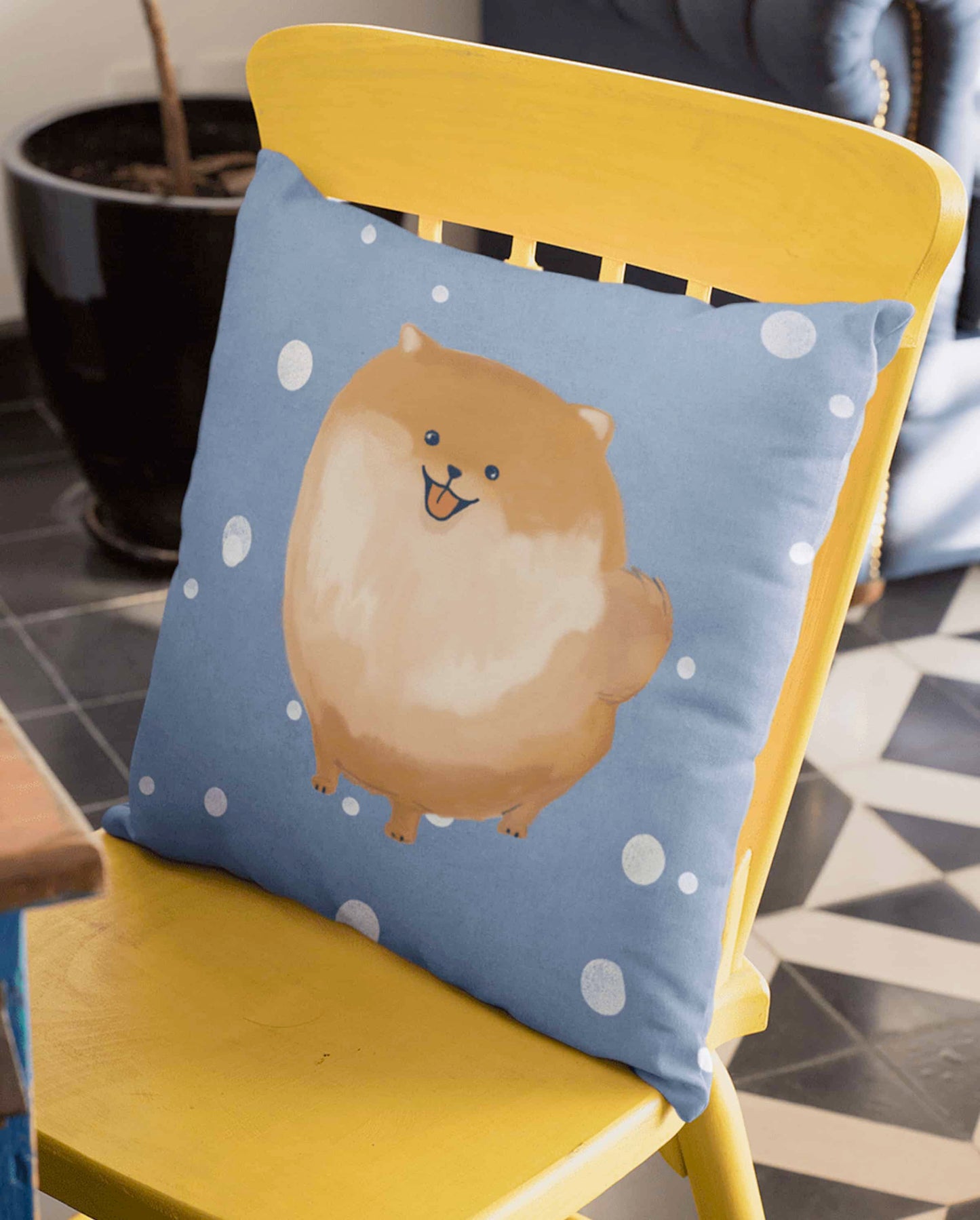 Pomeranian Sky Premium Cushion