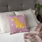 Golden Retriever Rose Premium Cushion